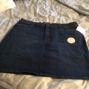 NWT Croft and Barrow denim Skort